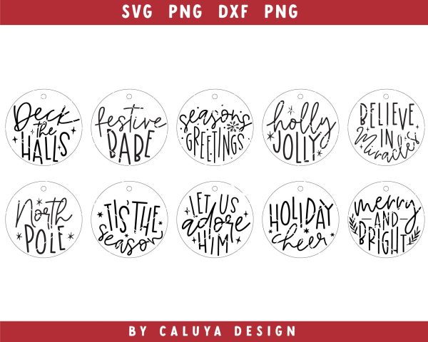 Christmas Ornament Making SVG Bundle Hot on Sale - Image 4