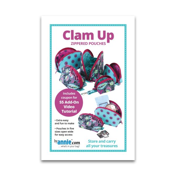 Clam Up - Patterns by Annie - Paper Pattern - PBA275 Hot on Sale