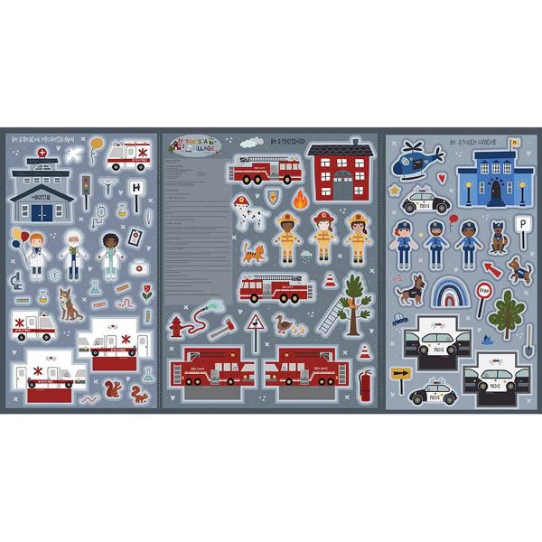 It Takes a Village - It Takes a Village Felt Panel - Jennifer Long - FT15467-PANEL Cheap