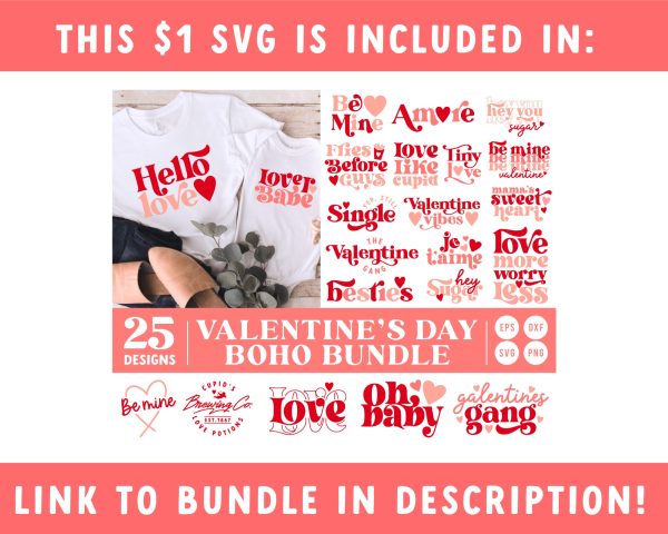 Je T aime SVG For Discount - Image 2