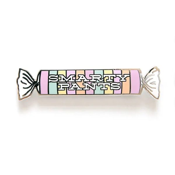 Smarty Pants Enamel Pin - Smarty Pants Paper Sale
