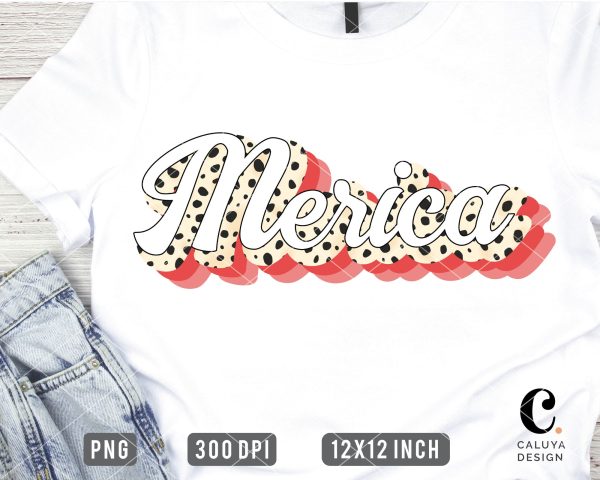 Merica Leopard Sublimation File For Sale