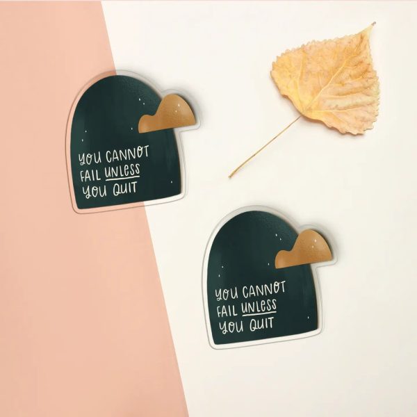 You Can t Fail Sticker - Occasionalish For Sale - Image 2