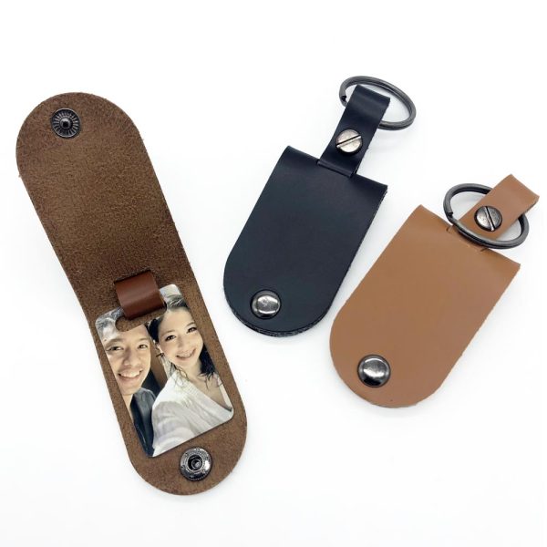 Sublimation Sustainable Leather Keychains Cheap - Image 3