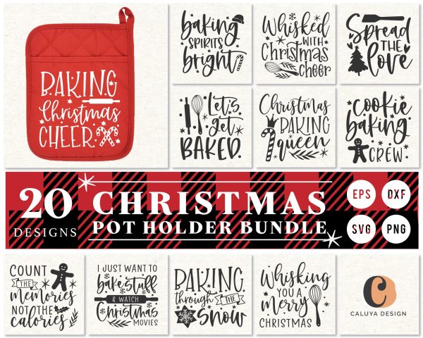 Christmas Pot Holder Making SVG Bundle Online Hot Sale