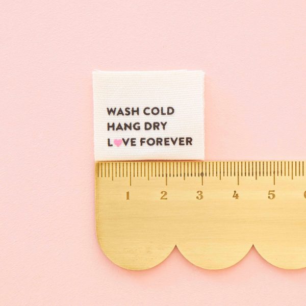 Sarah Hearts - Wash Cold Hang Dry Labels - LC238 Online now - Image 3