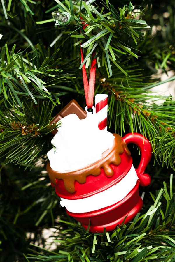 3.5 x 2.75 Hot Chocolate Season Resin Ornament Sale