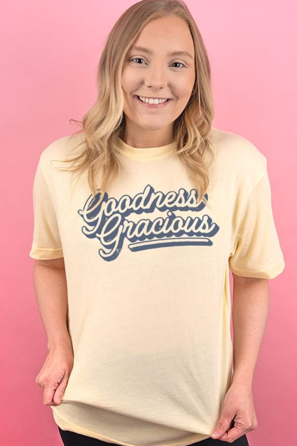 Goodness Gracious Adult Soft-Tek Blend T-Shirt For Sale