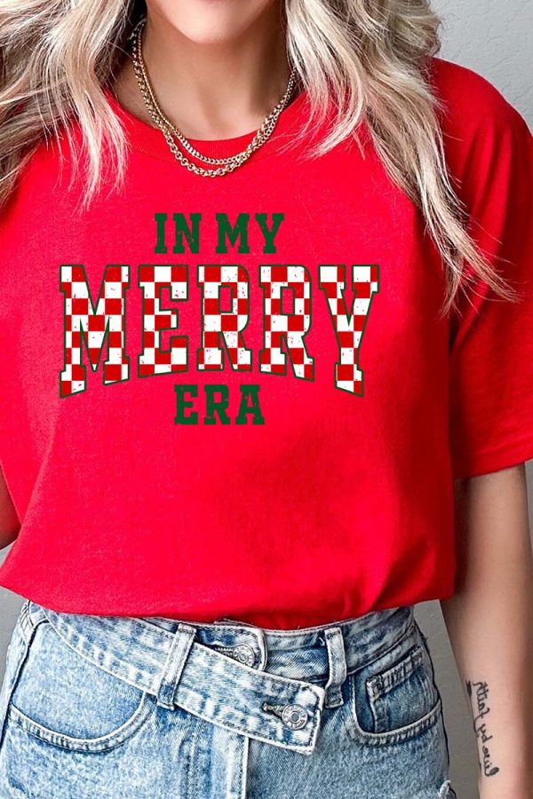 In My Merry Era Short Sleeve Relaxed Fit T-Shirt Cheap
