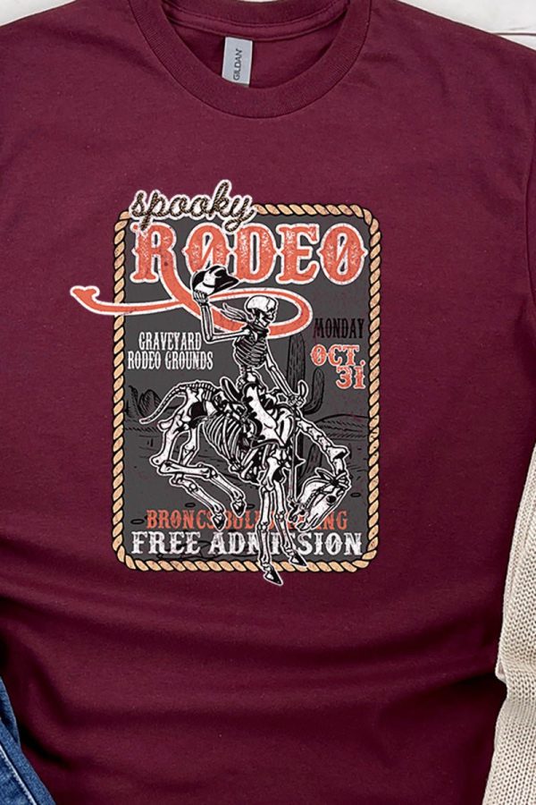 Rodeo Spooky Short Sleeve Relaxed Fit T-Shirt For Cheap - Image 2