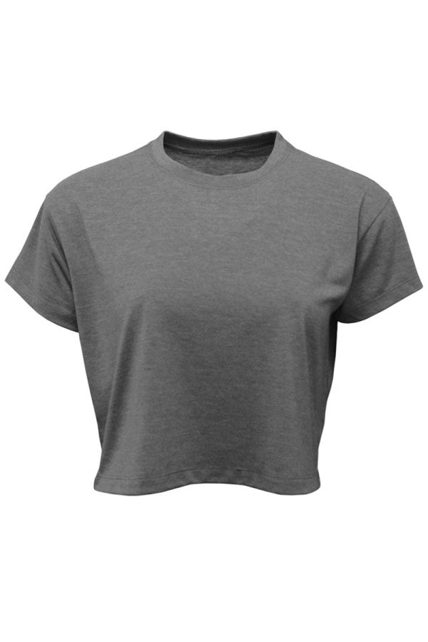Rockin  Turquoise Women s Soft-Tek Blend Crop T-Shirt For Discount - Image 4