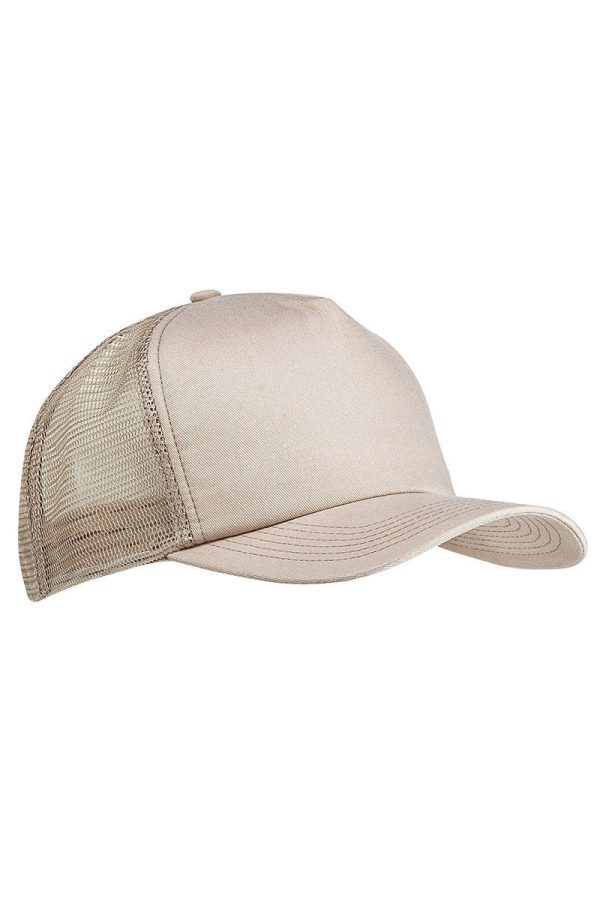 Distressed Softball Heart Twill Front Mesh Trucker Cap Fashion - Image 5