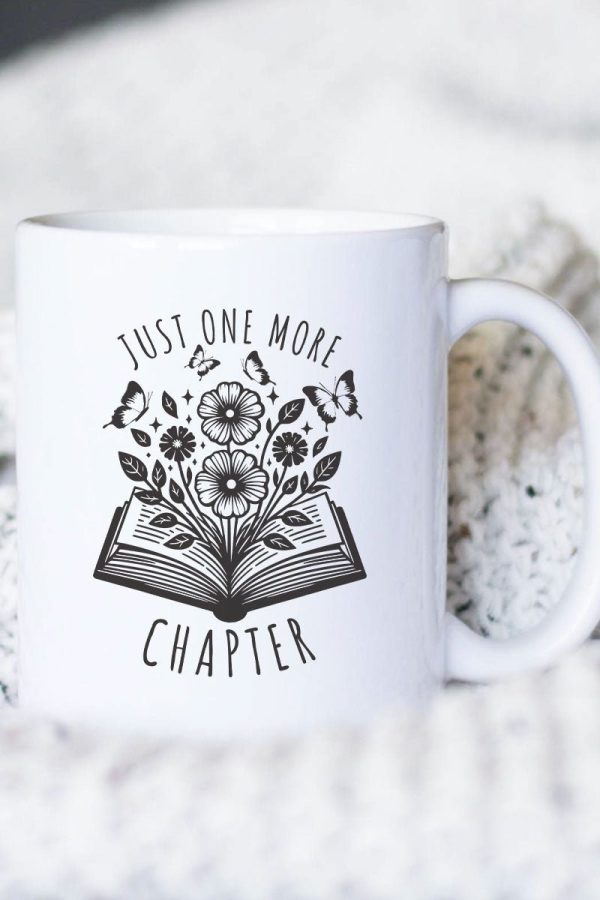 Just One More Chapter White Mug Online now
