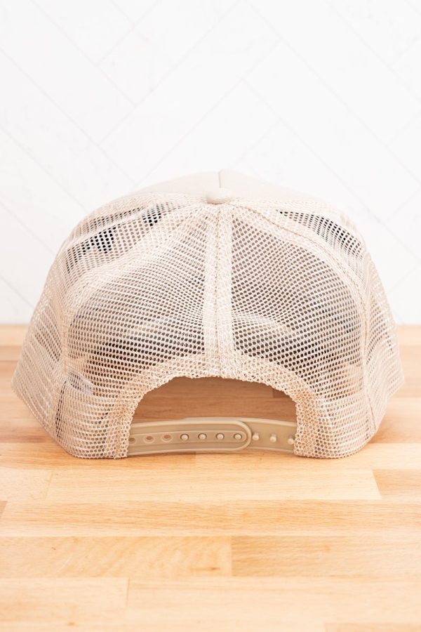 Check It Out Mama Green Twill Front Mesh Trucker Cap Supply - Image 2