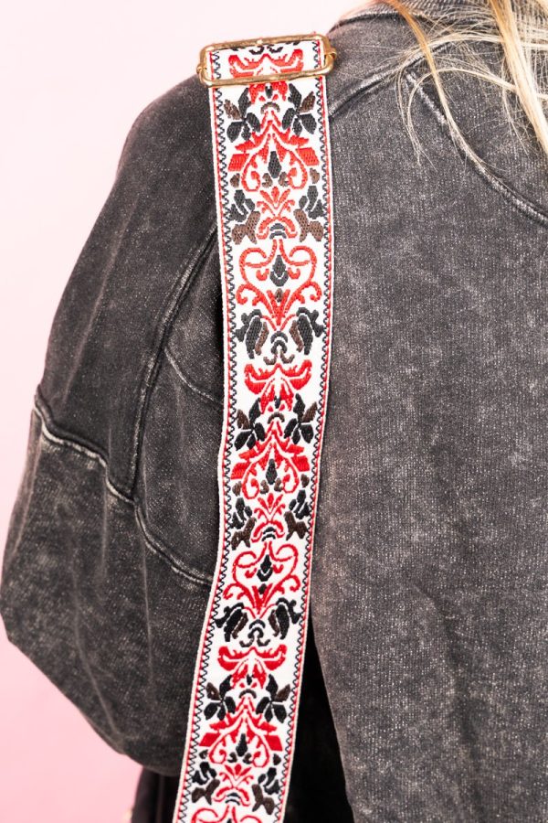 25% OFF! Ruby Guitar Strap Black Dani Crossbody on Sale - Image 3
