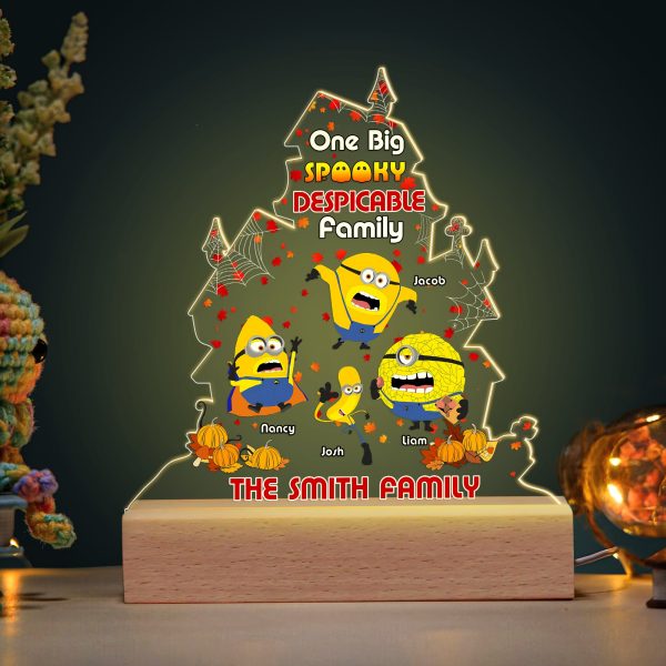Personalized Gifts For Family LED Light, Spooky Family 01kapu150724 Fashion